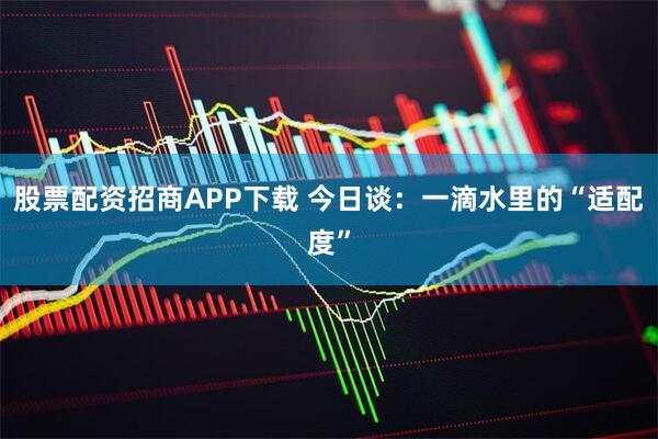 股票配资招商APP下载 今日谈：一滴水里的“适配度”