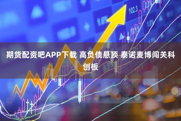 期货配资吧APP下载 高负债悬顶 泰诺麦博闯关科创板